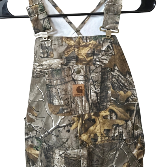 New Carhartt Realtree Overalls (KIDS 14) - Picture 4 of 8